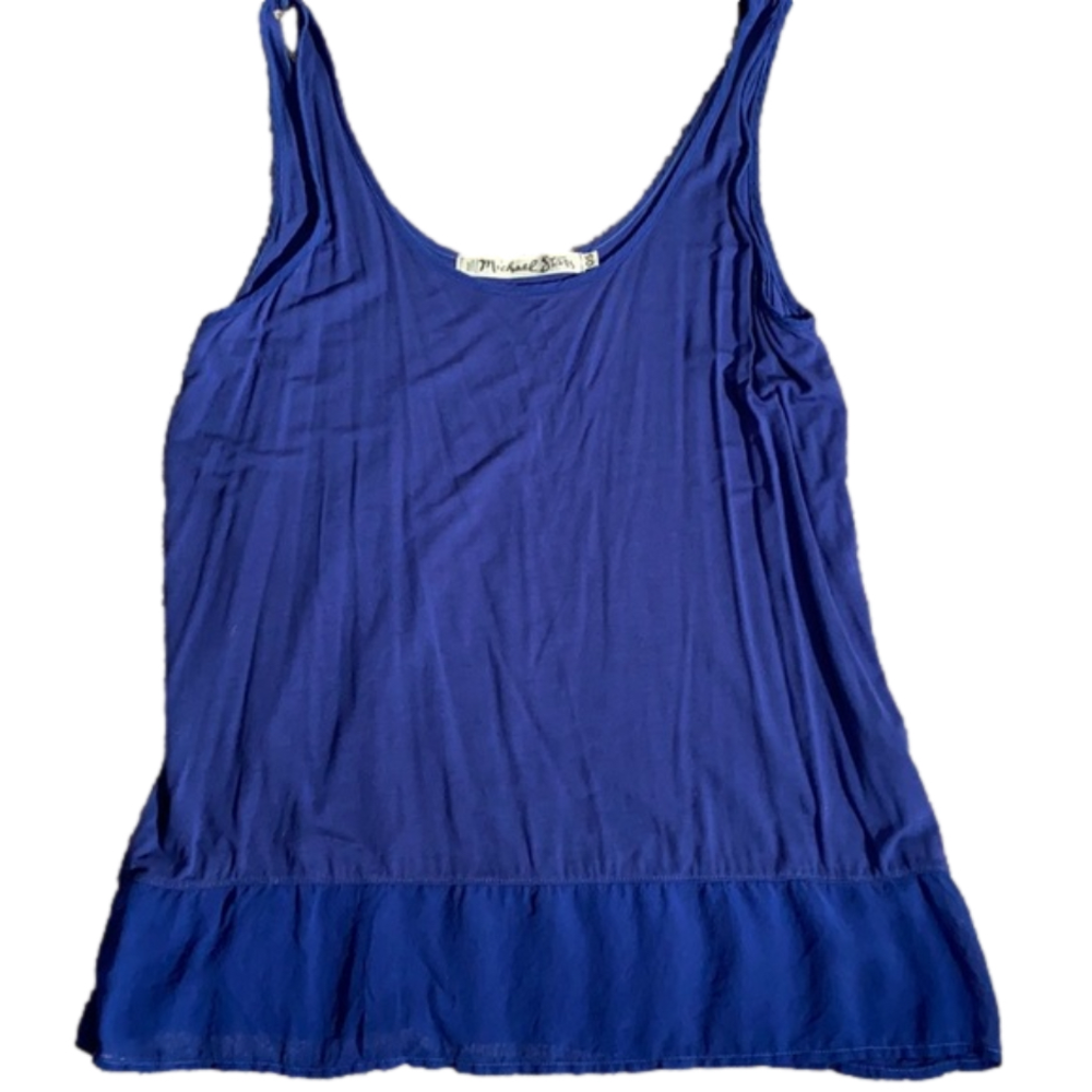 Michael stars royal blue tank top